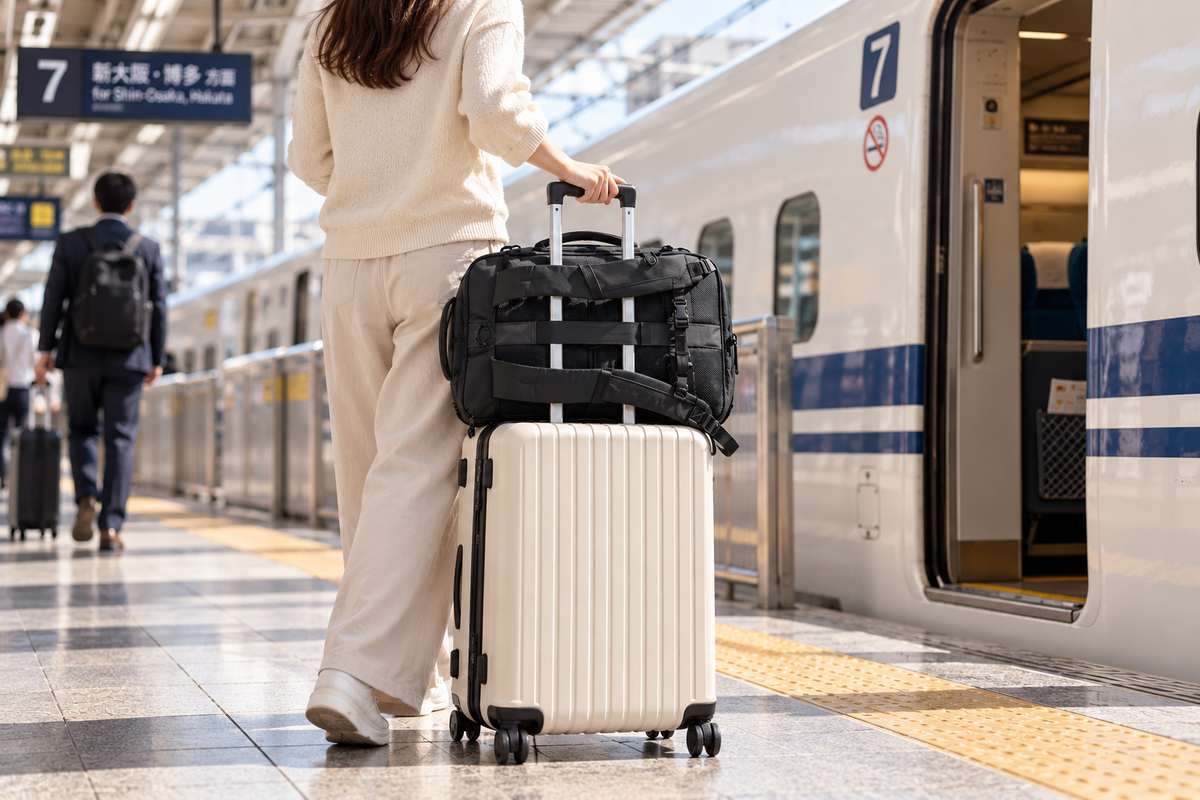 旅行ではリュックとスーツケースをどう使い分ける?荷物の分け方と持ち運び方