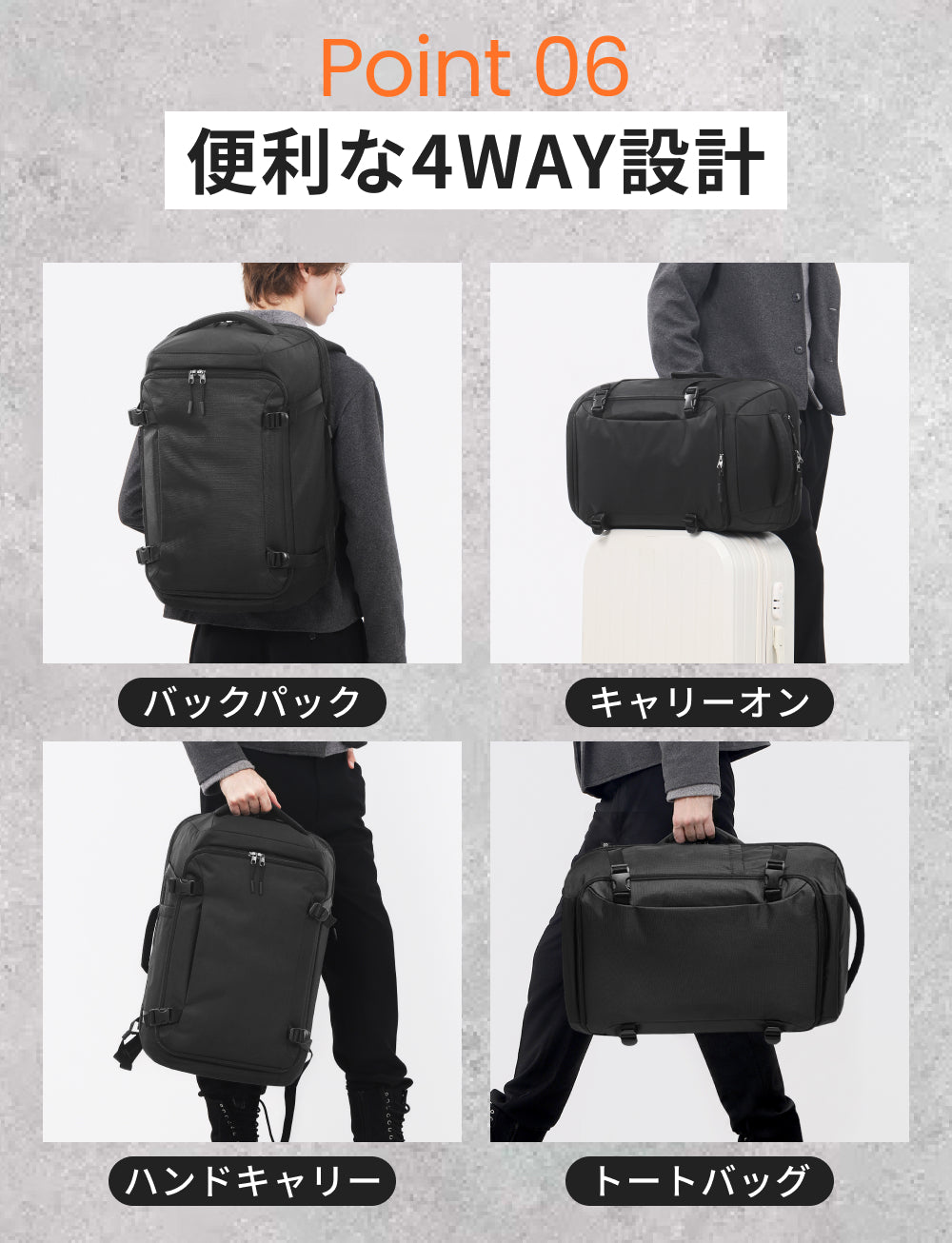 旅行 リュック 大容量 40L 機内持ち込み ビジネス バックパック【8月新発売!SA80PRO】 リュック 40L 旅行 出張 トラベル 防災 防犯バッグ ビジネス 大容量 2泊3日 A4 17インチ 防水 撥水 大きめ 4way スキミング防止 ノートPC リュックサック YKKファスナー 丈夫 バックパック 収納 通勤 メンズ レディース 1年保証
