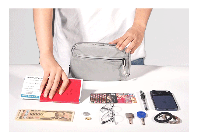 ★新発売★セキュリティポーチ 防犯 RFID スキミング防止 ショルダーバッグ 3層収納 パスポートケース 貴重品ポーチ トラベルウォレット 財布 貴重品 耐切創 スリ対策 YKKファスナー 旅行グッズ トラベル 海外旅行