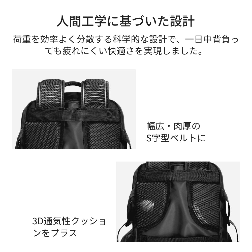 【SAMFOLK】トラベルリュック レディース 20L|撥水 軽量 機内持ち込み 1泊2日 2泊3日 17インチPC対応 大容量 防水 おしゃれ 通勤 通学 修学旅行