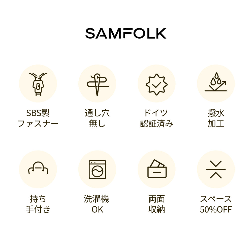 【公式】トラベルポーチ SBS セット 圧縮ポーチ 圧縮バック 圧縮袋 SAMFOLK 衣類 旅行 便利グッズ 旅行用 旅行用圧縮袋 トラベル 圧縮バック 収納ポーチ 旅行用ポーチ 服 両面 出張 おむつ M/L スーツケース収納