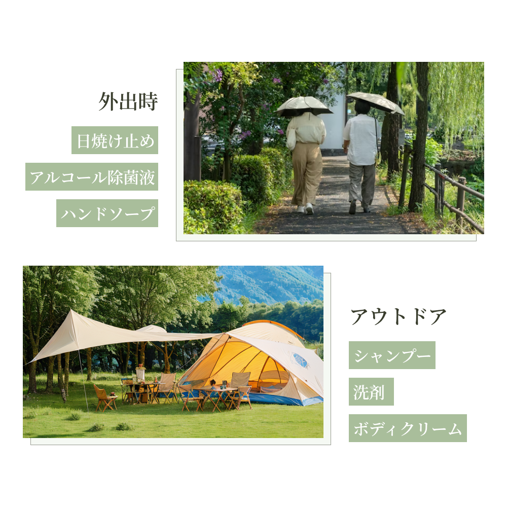 【SAMFOLK】4in1 トラベルボトル 詰め替えセット｜スプレー・ポンプ・ブラシ付き 旅行用小分け容器 機内持ち込み コスメ 撥水